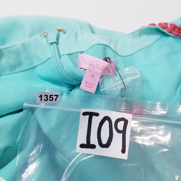 Lilly Pulitzer Beaded Jeweled Rhinestones Sheath Dress - Picture 16 of 16